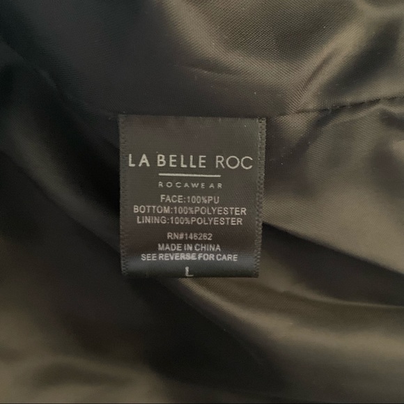 La belle roc rocawear fringe moto jacket - Picture 11 of 11